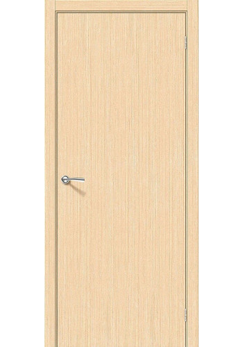 Межкомнатная дверь Соло-0.V, цвет БелДуб