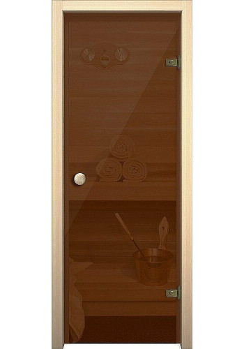 Межкомнатная дверь Кноб Е, со стеклом, цвет Бронза тонированное Межкомнатная дверь Кноб Е, со стеклом, цвет Бронза тонированное