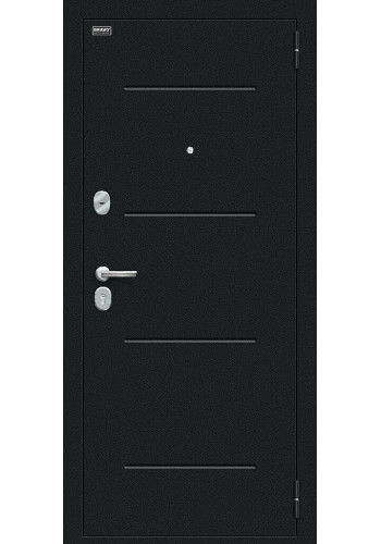 Входная дверь Лайн, цвет Букле черное/Look Art Входная дверь Лайн, цвет Букле черное/Look Art