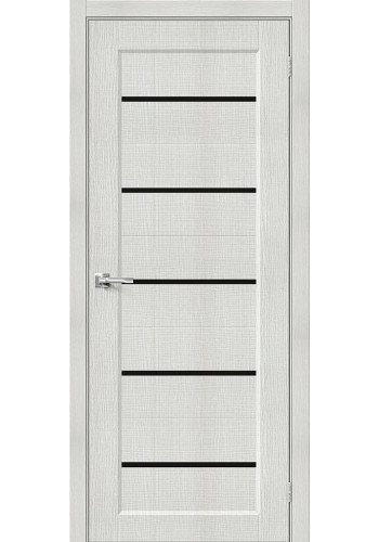 Межкомнатная дверь Мода-22 Black Line, цвет Bianco Melinga