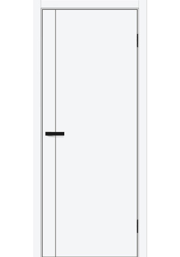 Межкомнатная дверь Браво-0.10 П, цвет White Silk
